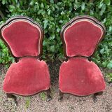 Napoleon III mahogany chair