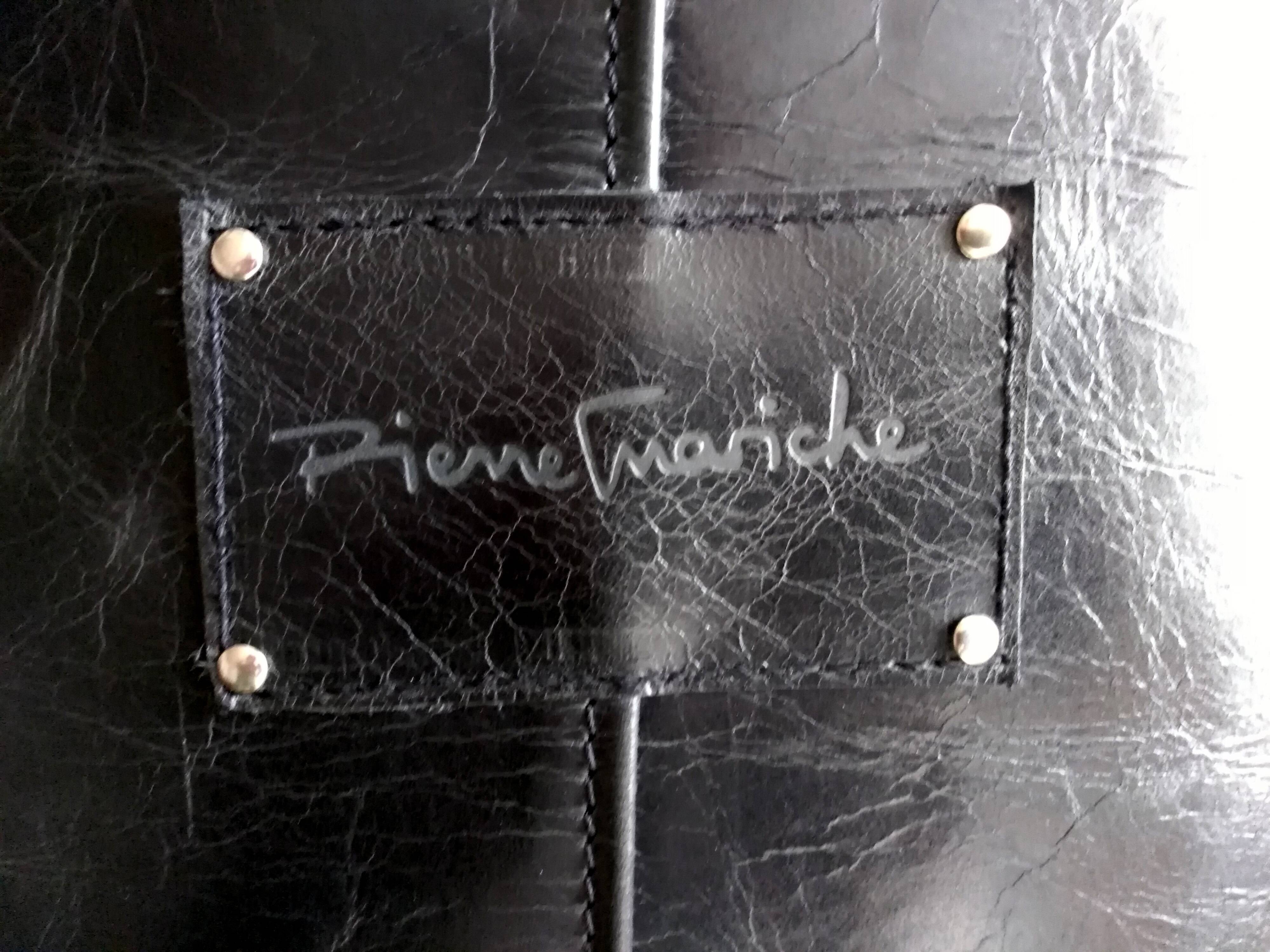 G1 leather armchair, rocker. Pierre Guariche