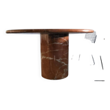 Vintage pink marble dining table