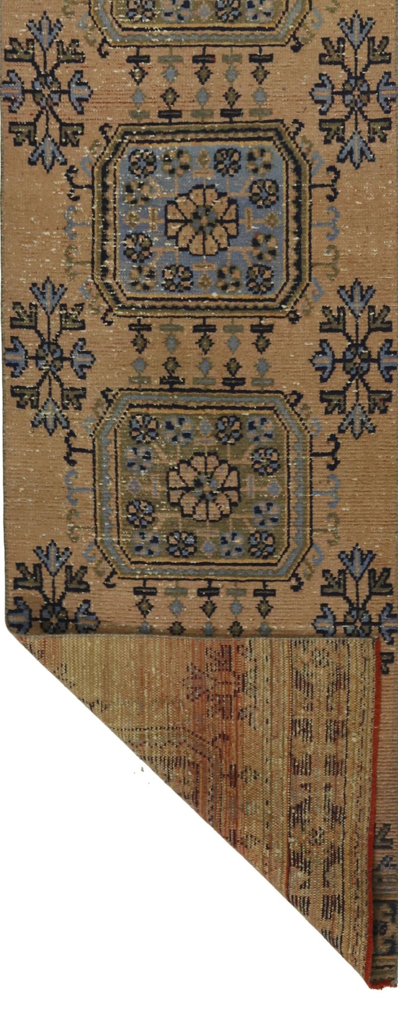 Tapis vintage turc unique tissé à la main - charme rustique vintage 330 x 84
