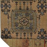 One-of-a-kind turkish handwoven vintage rug - rustic vintage charm 330x 84