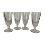 Set of bistro walking glasses