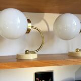 Brass wall light 1960s