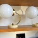 Brass wall light 1960s