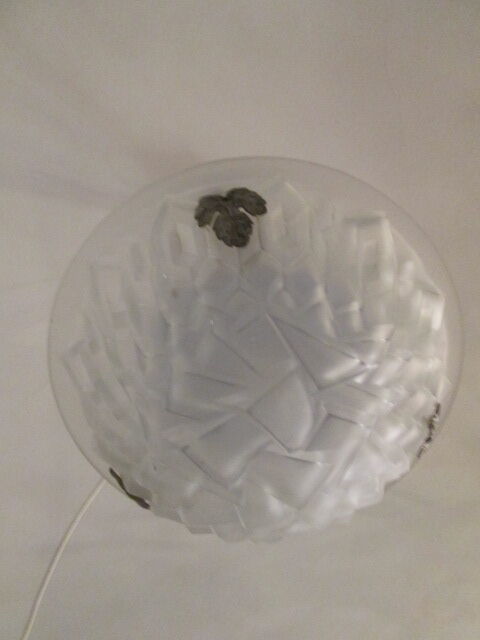 Lampadario vetro opalino