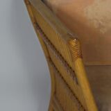 Vintage bamboo sofa or daybed