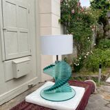 Italian lamp in glass staircase 1970