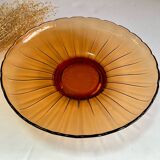 Amber glass plate