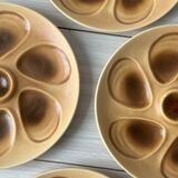 6 oyster plates Salins France