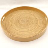 Round top made of spirally glued strips