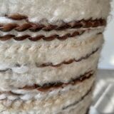 Turned wood lamp from the 1970s