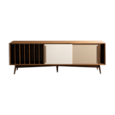 TV stand / Teak enfilade with vinyl storage