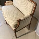 Two-seater sofa from the Louis XVI period, completely reupholstered
