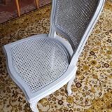 Pair of Louis XV style canned chairs