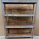 Old rack - workshop shelf in Burmese teak