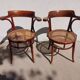 Paire de fauteuils cannés Fischel