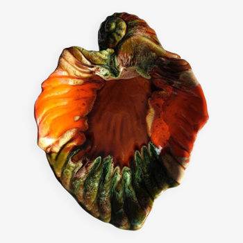 Jacques Prévert soap dish "snail and its autumn leaf"