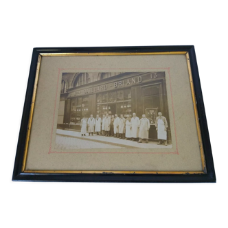 Photographie magasin mon gaillard briand 13 1900 employes fromageau