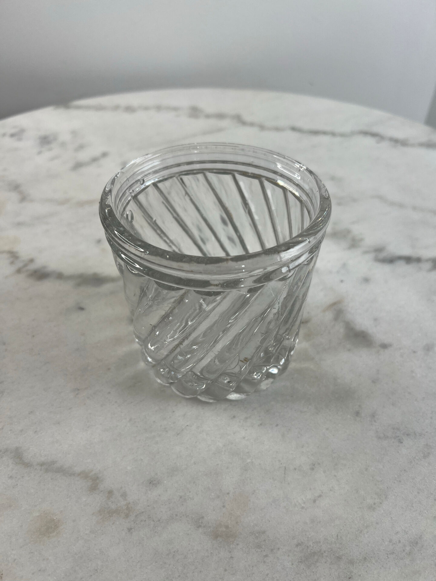 Bocal en verre soufflé
