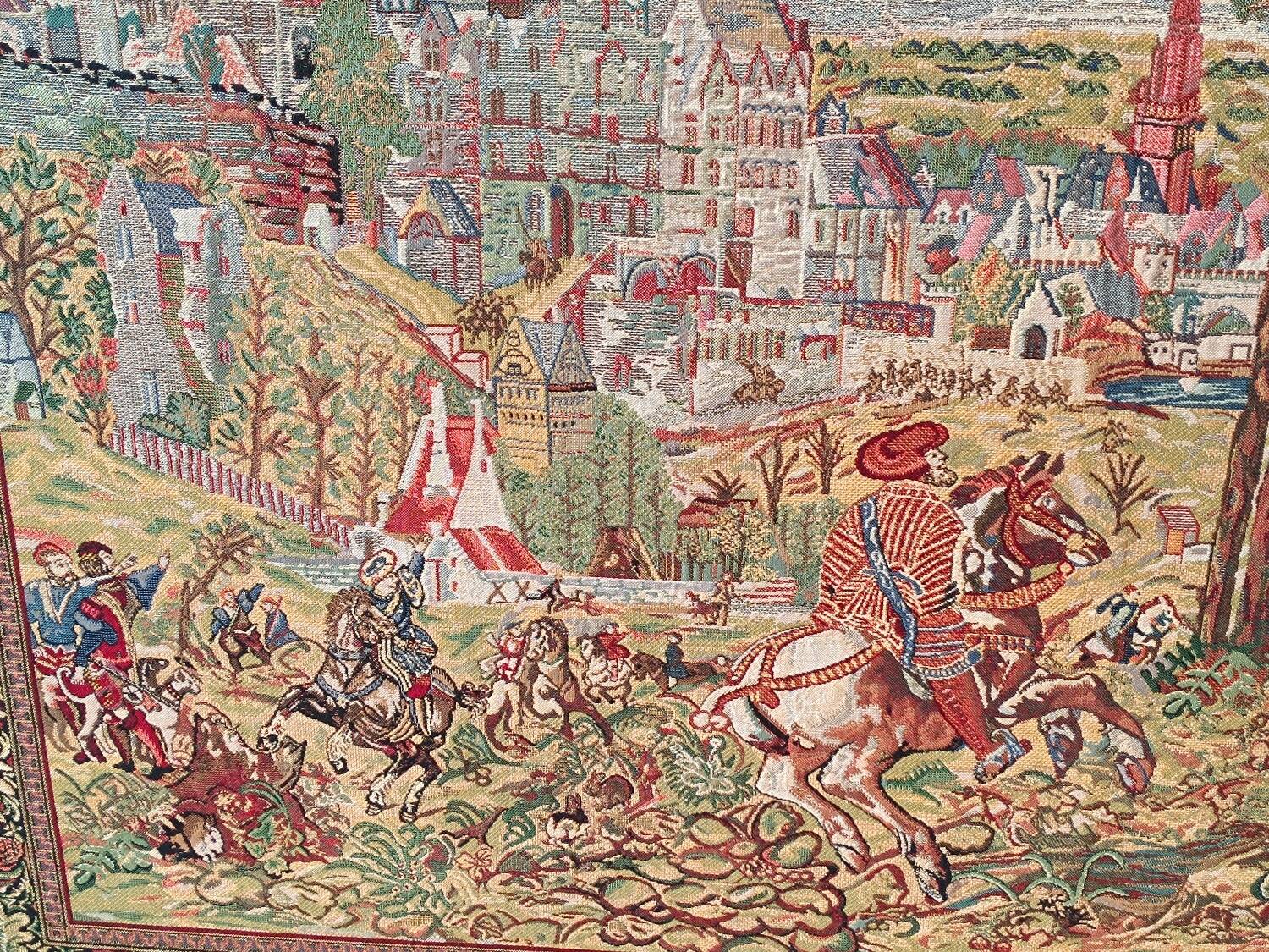 Cadre vieux Bruxelles tapisserie