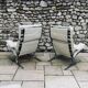 Pair of Armchairs and Ottoman, "Joker" Model, Large Leather Model