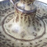 Pair of stoneware candlesticks