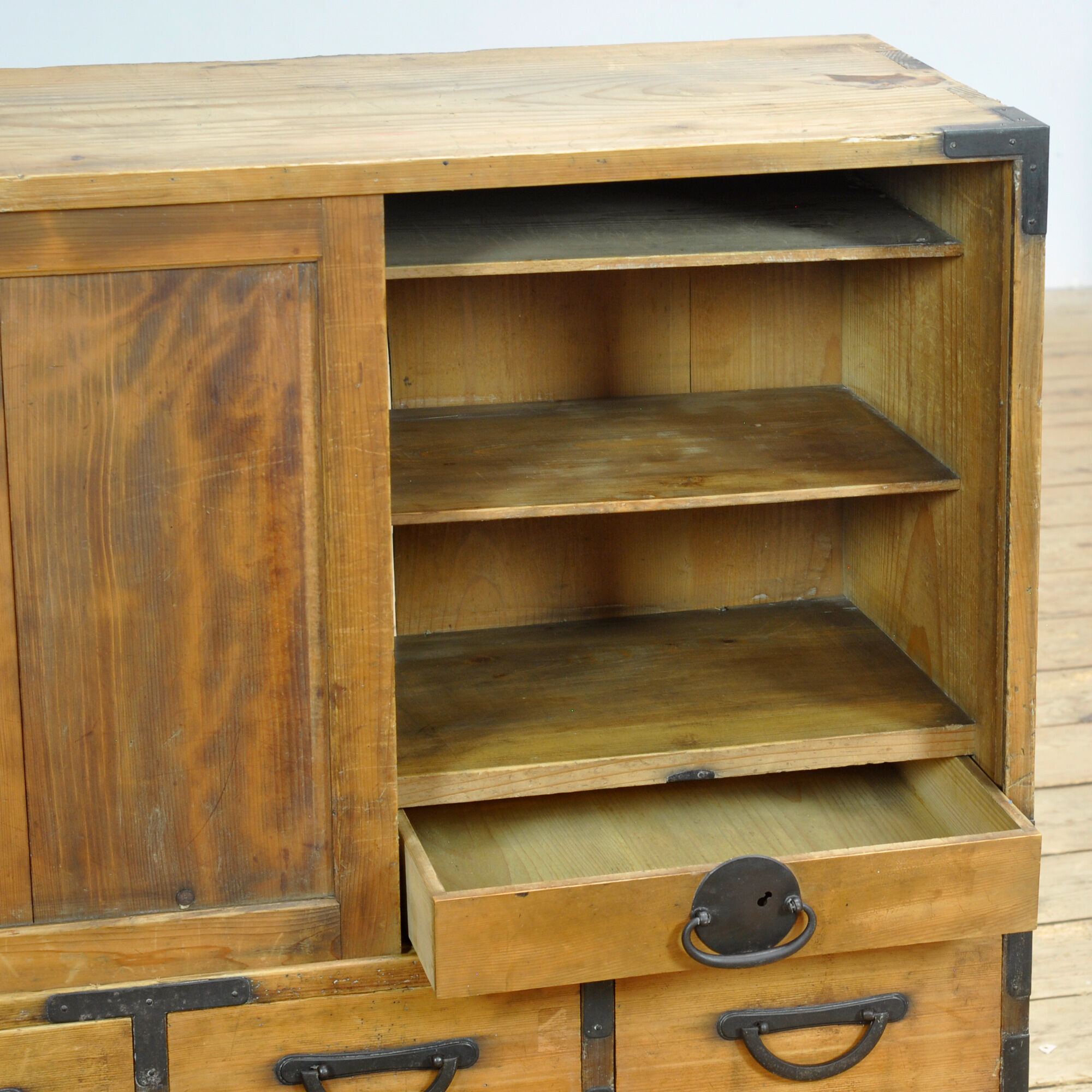 Japanese Tansu chest of drawers, circa 1900