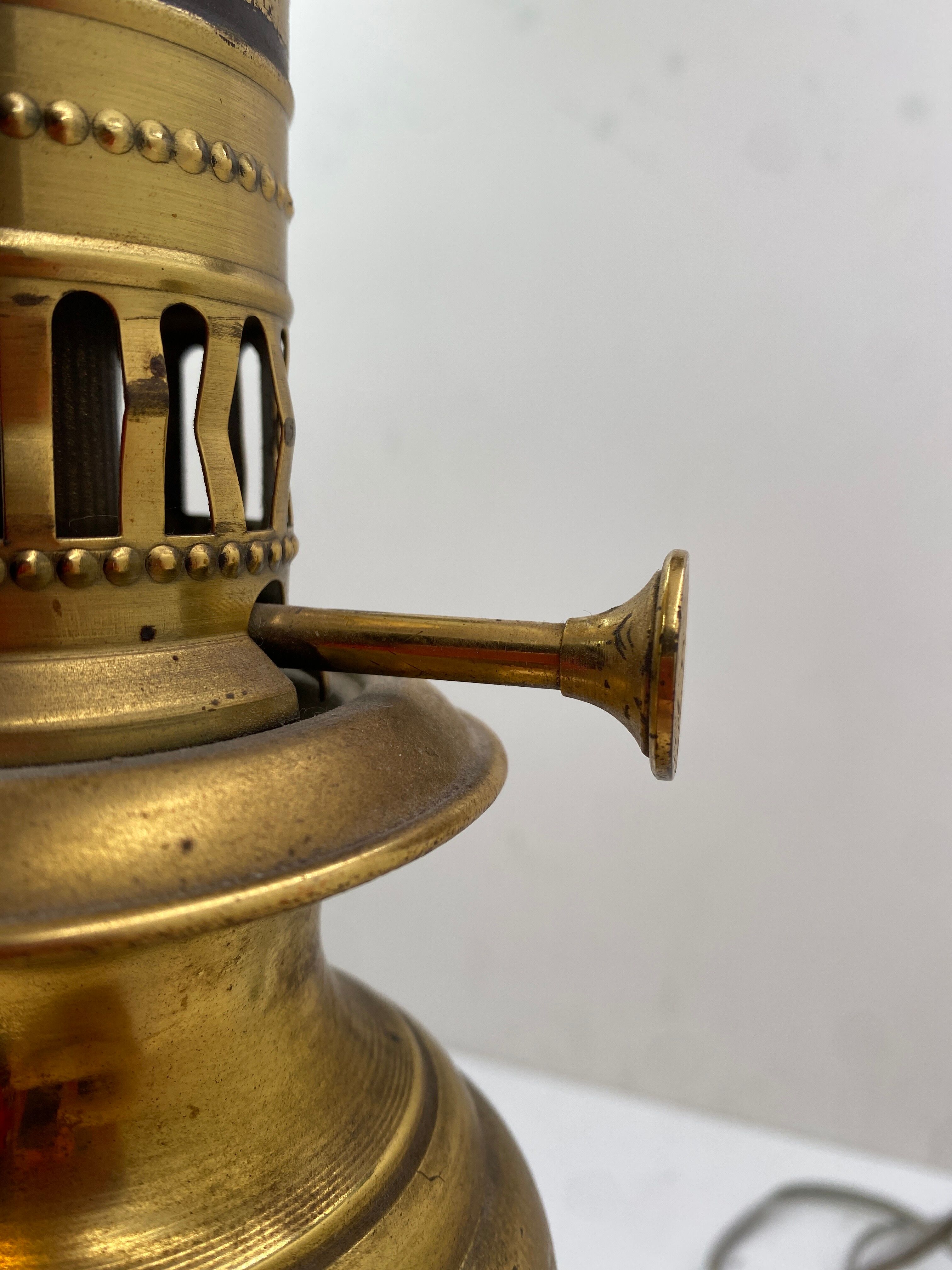 Golden lamp old way kerosene lamp