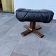 Ottoman ou tabouret style scandinave vintage