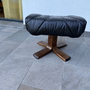 Ottoman ou tabouret style scandinave vintage