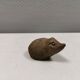 Small ceramic hedgehog by Poul Mathiesen (PM) 1970s Denmark.