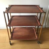 Foldable wood service 3 floors