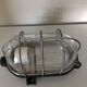 Industrial style porthole wall light / vintage 60s-70s
