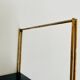 Modular vintage wall shelf, metal and brass circa 1960s