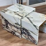 Nesting tables calacatta viola
