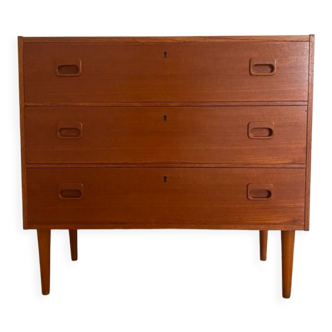 Commode en teck design vintage