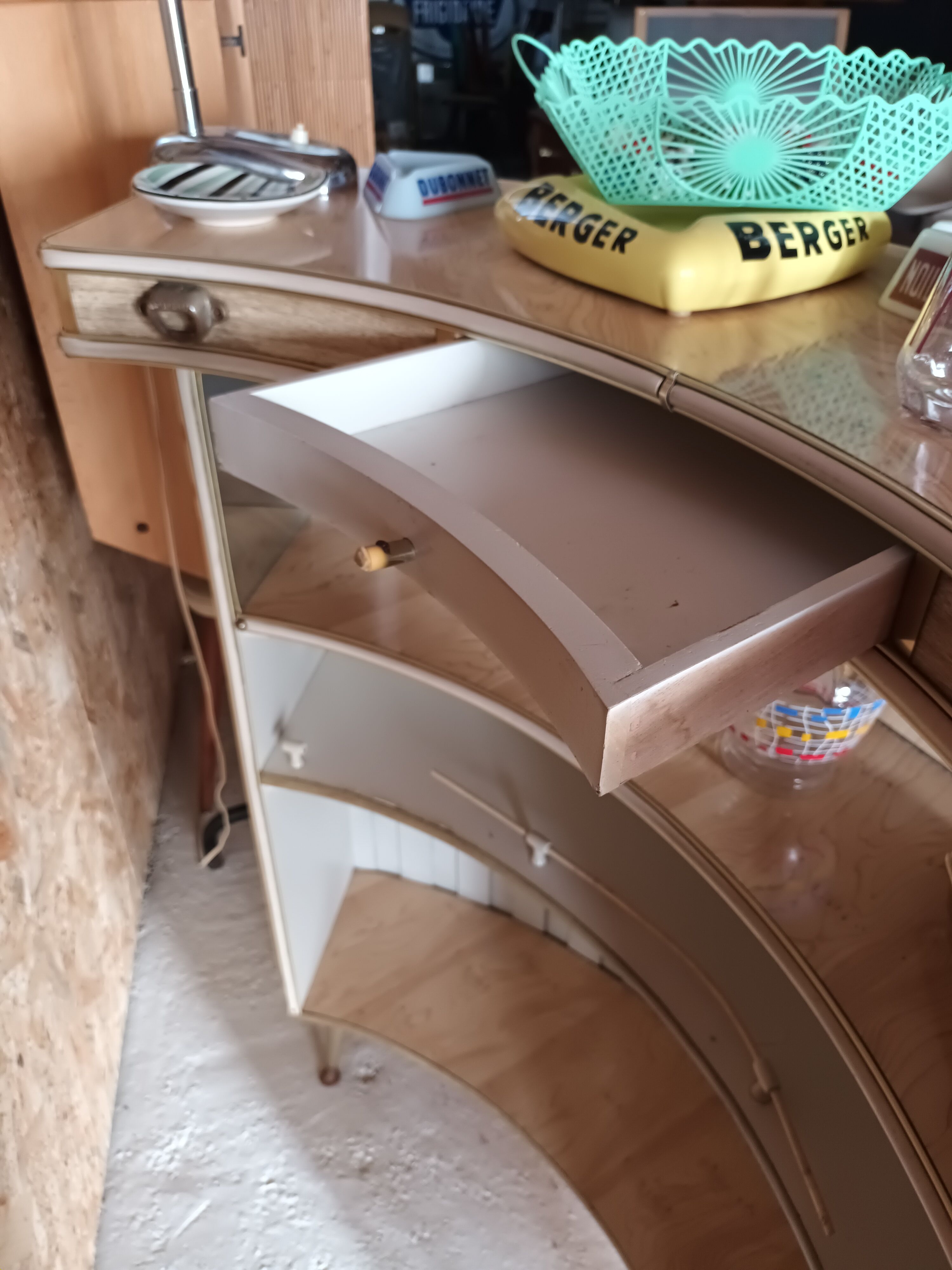 Vintage formica bar