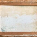 French school, 20th century: oil on canvas, Ornans, the village of Gustave Courbet - Jura