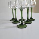 Set of 6 Alsace stemmed glasses