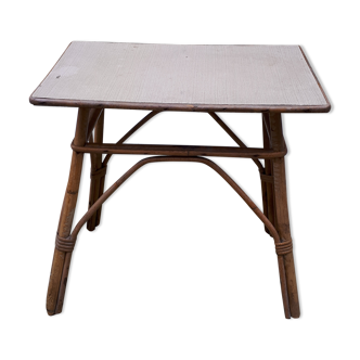 Small rattan table