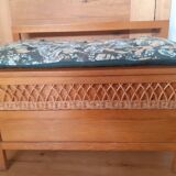 Vintage wooden storage bench
