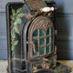 Cast iron stove Forges Fonderie Saint Nicolas brand Holiday Décor holly