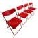 Lot de 4 chaises pliantes IKEA vintage – Circa 1970