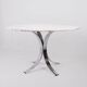 Round marble dining table, made in France, 1970-80.