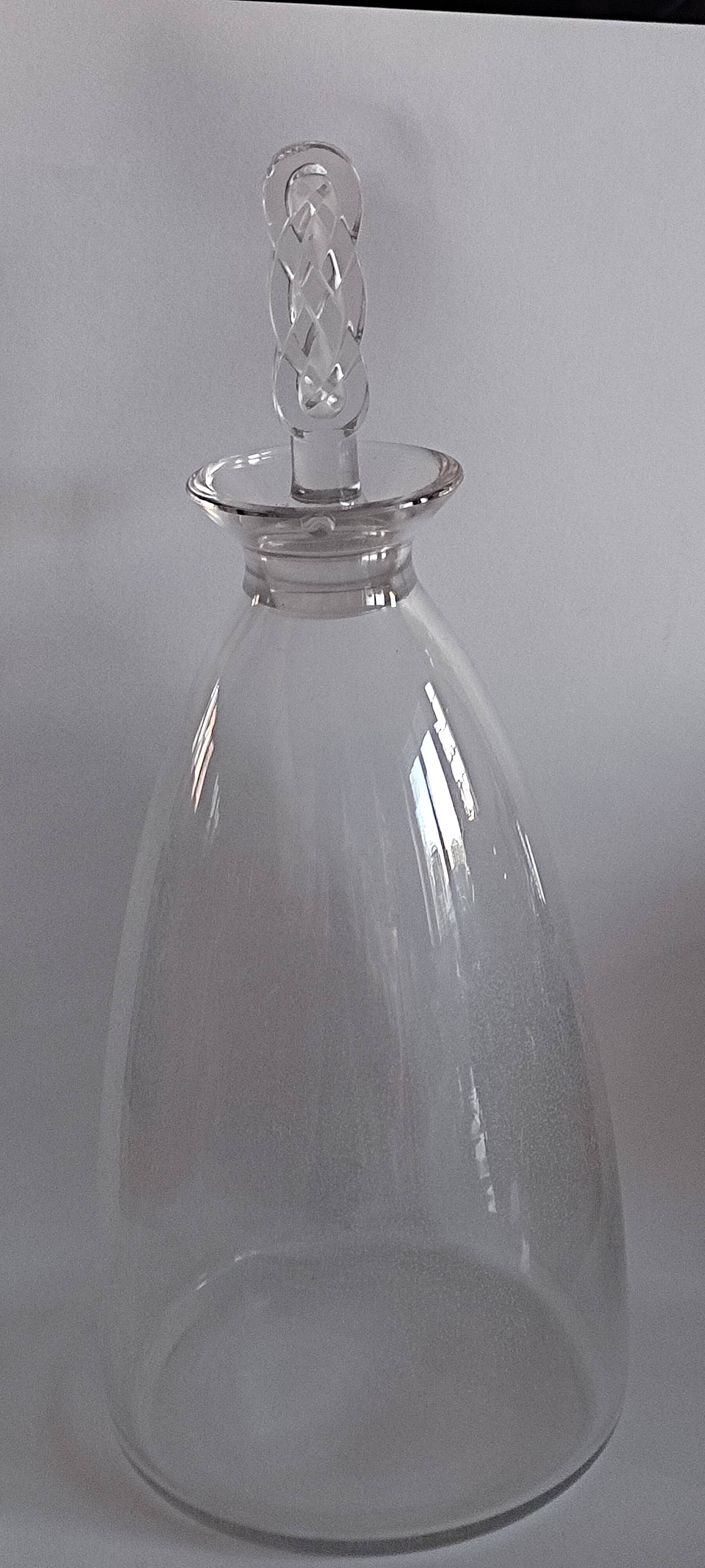 Lalique crystal carafe