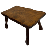 Vintage brutalist stool side table minimalistic