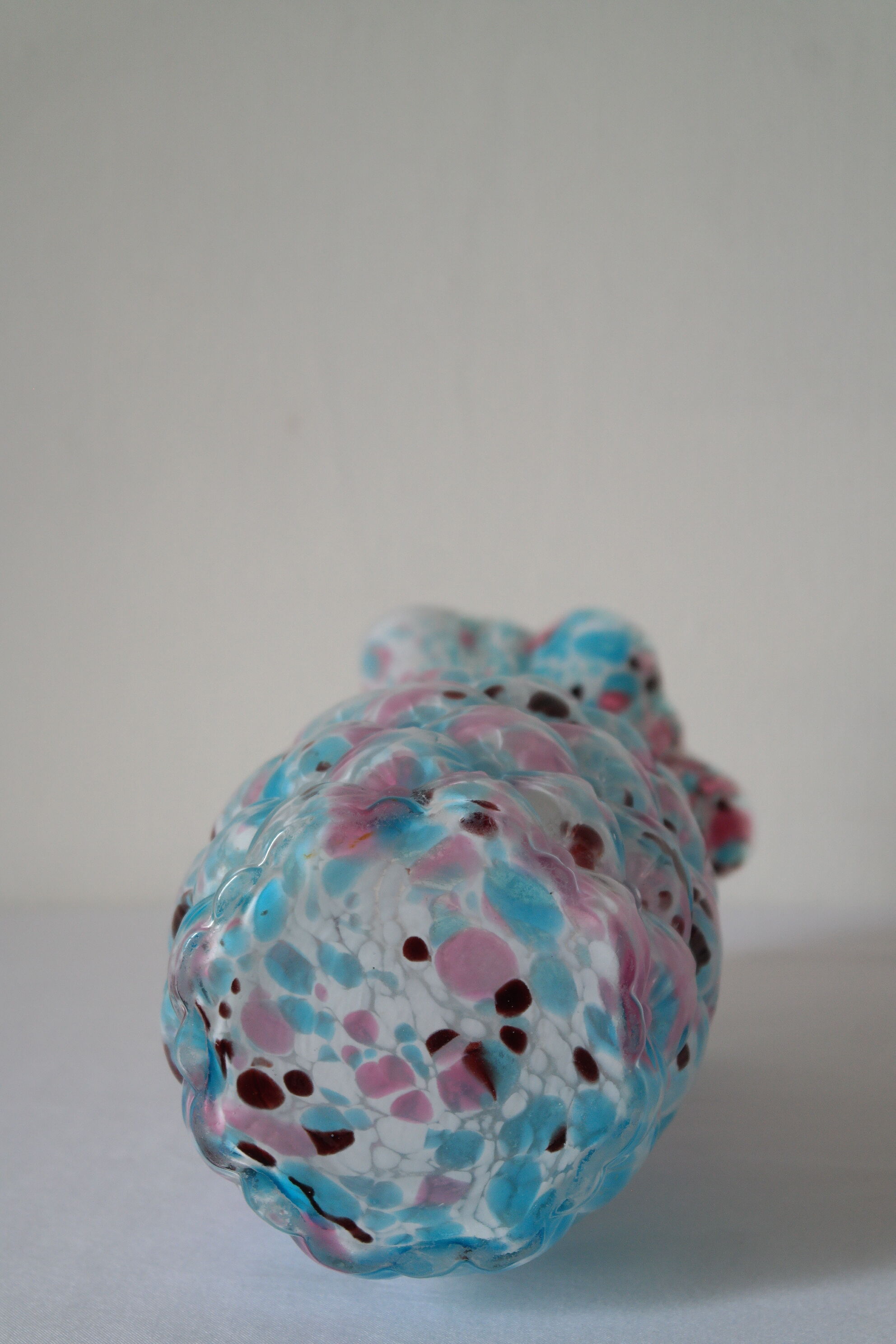 Blue Clichy glasswork vase