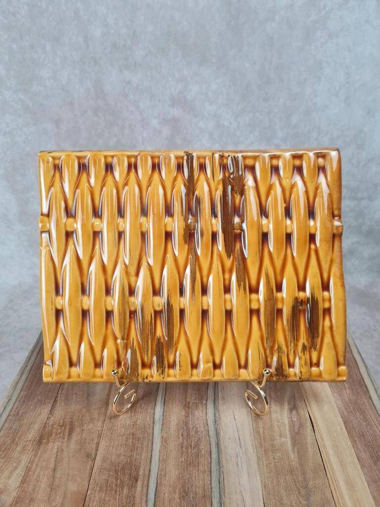 Trivet or small vintage tray signed Vallauris