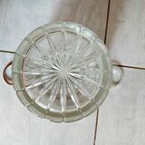 Champagne bucket in crystal 70s