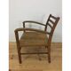 Rope and wood vintage armchair 50s